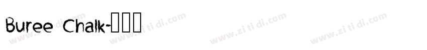 Buree Chalk字体转换